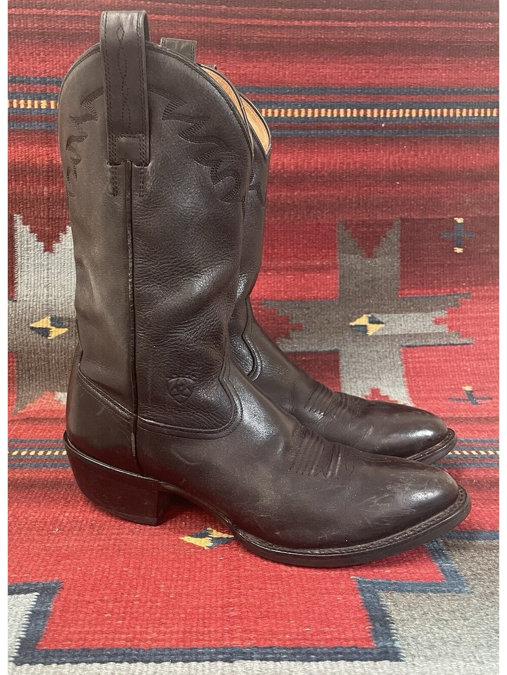 Ariat 34601 Heritage Sedona Western Mens Black Leather Cowboy Boots Size 11 D